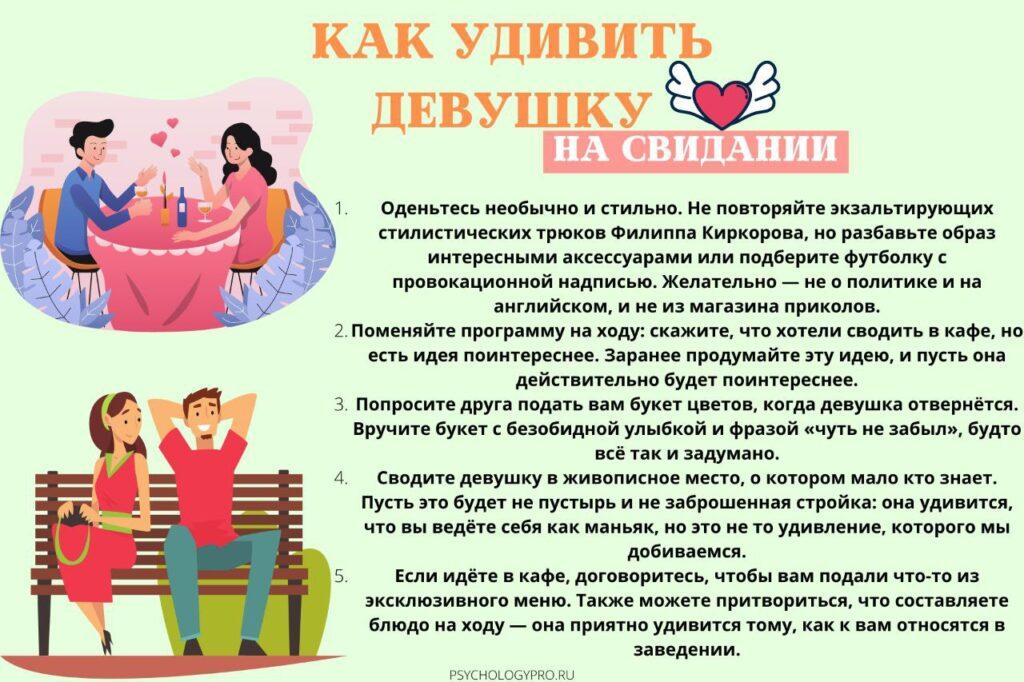 Как удивить девушку оригинально и без повода, чемпорадовать